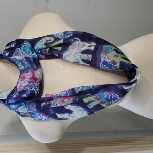 Infinity scarg. Light weight. With elephant design.‎ Multiple colors.